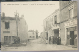 Saint-Sébastien-sur-Loire - Saint-Sébastien-lès-Nantes - Place De La Croix Et Rue De La Becque (rare) - Saint-Sébastien-sur-Loire