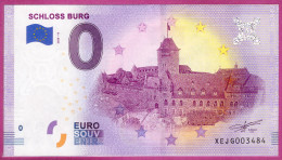 0-Euro XEJG 2020-11 SCHLOSS BURG - Essais Privés / Non-officiels