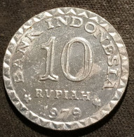 INDONESIE - INDONESIA - 10 RUPIAH 1979 - FAO - KM 44 - Indonesien
