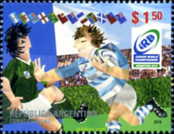 252494 MNH ARGENTINA 2010 CAMPEONATO DEL MUNDO DE RUGBY - Unused Stamps