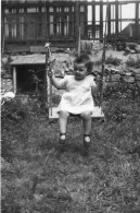 Photo Vintage Paris Snap Shop- Petite Fille Girl Balançoire Swing  - Anonymous Persons