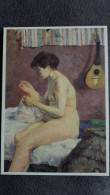 CPM ART TABLEAU GAUGUIN NU SUZANNE COUSANT 1880 EXPOSITION GAUGUIN GRAND PALAIS PARIS 1989 - Malerei & Gemälde