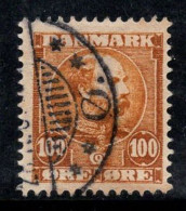 Danemark 1904 Mi. 52 Oblitéré 100% Roi Christian IX, 100 O - Usati