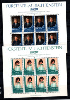 Liechtenstein 1982 Mi. 797-798 Mini Feuille 100% Neuf ** LIBA, Célébrités - Blokken