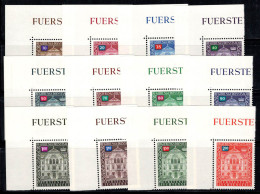 Liechtenstein 1968 Mi. 45-56 Neuf ** 100% Service Couronne - Dienstzegels