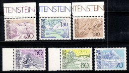 Liechtenstein 1973 Mi. 581-586 Neuf ** 100% Paysages - Unused Stamps