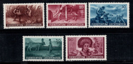 Liechtenstein 1941 Mi. 192-196 Neuf * MH 100% Agriculture - Neufs