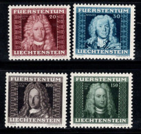 Liechtenstein 1941 Mi. 198-201 Neuf * MH 100% Débat Télévisé - Unused Stamps