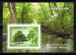 Azerbaïdjan 2011 Mi. Bl. 99B Bloc Feuillet 100% Neuf ** Arbre De L'Europa Cept - Azerbaïdjan