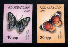 Azerbaïdjan 2010 Mi. 785B-786B Neuf ** 100% PAPILLONS - Azerbaijan