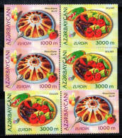 Azerbaïdjan 2005 Mi. 610ADE-611ADE Neuf ** 100% Europa Cept, Gastronomie - Azerbaiján