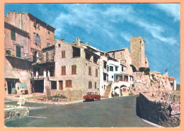 Ppgf/ CPSM Grand Format - ALPES MARITIMES - ANTIBES - LA PROMENADE DES REMPARTS - VIEILLE TOUR SARRASINE - Automobile - Antibes - Les Remparts