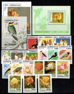 Azerbaïdjan 1996 Mi. 306-325 Neuf ** 100% Bl. 22-24, Chiens, Oiseaux, Roses - Azerbaiján