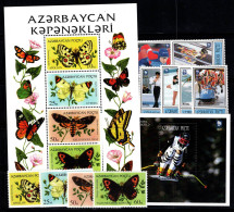 Azerbaïdjan 1995 Mi. 195-204 Neuf ** 100% Bl. 10-11. Papillons, Jeux Olympiques - Azerbaïdjan