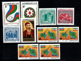 Azerbaïdjan 1994 Mi. 112-121 Neuf ** 100% Drapeau, Architecture, Fuzuli - Azerbaiján