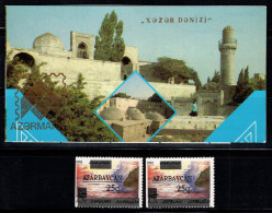Azerbaïdjan 1992 Mi. 70-74 Carnet 100% Neuf ** Surimprimé - Azerbaijan