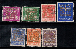 Pays-Bas 1934 Mi. 9-15 Oblitéré 100% Service - Dienstmarken