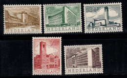 Pays-Bas 1955 Mi. 655-659 Neuf * MH 100% Culture, Bâtiments - Neufs