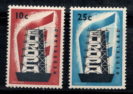 Pays-Bas 1956 Mi. 683-684 Neuf * MH 100% Europa Cept - Unused Stamps