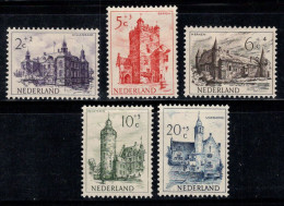 Pays-Bas 1951 Mi. 570-574 Neuf * MH 100% Culture, Monuments, Bâtiments - Nuovi