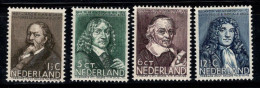 Pays-Bas 1937 Mi. 304-307 Neuf * MH 100% Célébrités, Culture - Unused Stamps