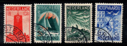 Pays-Bas 1933 Mi. 262-265 Oblitéré 100% Aide Au Marin - Oblitérés