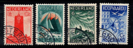 Pays-Bas 1933 Mi. 262-265 Oblitéré 100% Aide Au Marin - Gebraucht