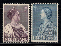 Pays-Bas 1934 Mi. 272-273 Neuf * MH 100% Regina Wilhelmina, Juliana - Unused Stamps