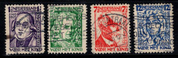 Pays-Bas 1928 Mi. 218B-221B Oblitéré 100% Pour Les Enfants - Used Stamps