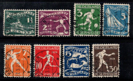 Pays-Bas 1928 Mi. 205C-212A Oblitéré 100% Jeux Olympiques, Sports - Used Stamps