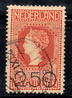 Pays-Bas 1920 Mi. 100 Oblitéré 80% Surimprimé 2,50 G, Reine Wilhelmine - Gebraucht