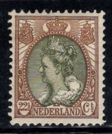 Pays-Bas 1899 Mi. 60 Neuf * MH 100% 22 1/2 C, Reine Wilhelmine - Unused Stamps