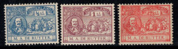 Pays-Bas 1907 Mi. 72-74 Neuf * MH 100% Ruyter - Unused Stamps