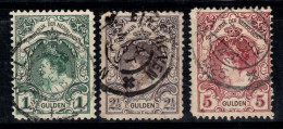 Pays-Bas 1898 Mi. 63-65 Oblitéré 100% Reine Wilhelmine - Used Stamps