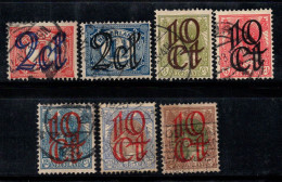 Pays-Bas 1923 Mi. 116-122 Oblitéré 100% Surimprimé - Used Stamps