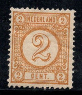 Pays-Bas 1876 Mi. 32aF Neuf * MH 40% 2 C - Unused Stamps