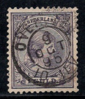Pays-Bas 1891 Mi. 44 Oblitéré 100% Reine Wilhelmine, 1 G - Used Stamps
