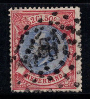 Pays-Bas 1872 Mi. 29 A Oblitéré 100% Roi Willem III, 2,50 G - Gebraucht