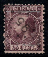 Pays-Bas 1867 Mi. 11 Oblitéré 100% Roi Guillaume III, 25 C - Used Stamps