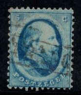 Pays-Bas 1864 Mi. 4 Oblitéré 100% 5 C, Le Roi Guillaume III - Usados