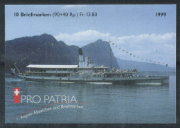 Suisse 1999 Mi. MH 0-114 Carnet 100% Oblitéré PRO PATRIA - Postzegelboekjes