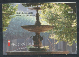 Suisse 2000 Mi. MH 0-117 Carnet 100% Oblitéré Pro Patria - Postzegelboekjes