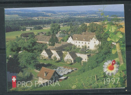 Suisse 1997 Mi. MH 0-108 Carnet 100% Oblitéré Pro Patria - Postzegelboekjes