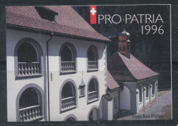 Suisse 1996 Mi. MH 0-105 Carnet 100% Oblitéré Pro Patria - Cuadernillos