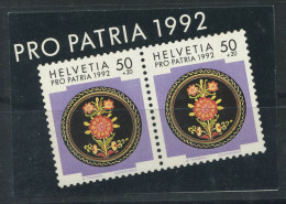 Suisse 1992 Mi. MH 0-92 Carnet 100% Oblitéré Pro Patria - Postzegelboekjes