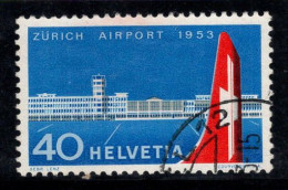 Suisse 1953 Mi. 585 Oblitéré 100% 40 C, Avion - Gebraucht