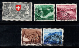 Suisse 1953 Mi. 580-584 Oblitéré 100% Pro Patria, Paysages - Usati