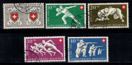 Suisse 1950 Mi. 545-549 Oblitéré 100% Pro Patria, SPORT - Oblitérés