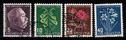 Suisse 1948 Mi. 514-517 Oblitéré 100% Pro Juventute, FLEURS - Used Stamps
