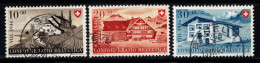 Suisse 1946 Mi. 472-474 Oblitéré 100% Pro Patria, Construction - Usados